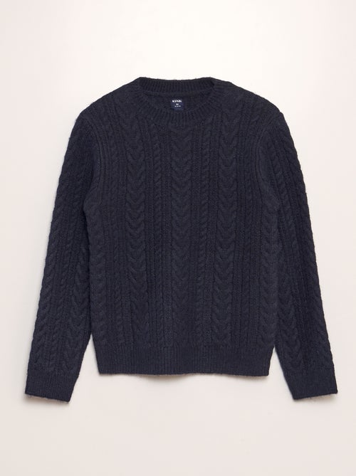 Jersey de punto con cuello redondo - Kiabi