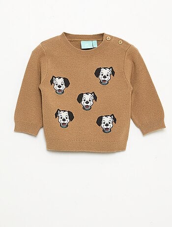 Jersey de punto con cuello redondo 'Disney' 'Dálmata'
