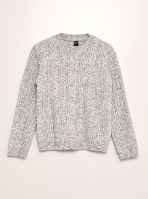 Jersey de punto con cuello redondo - Kiabi