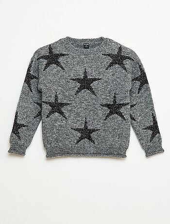 Jersey de punto con cuello redondo