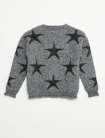 Jersey de punto con cuello redondo