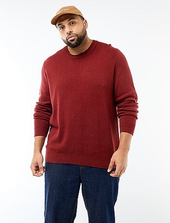 Jersey de punto con cuello redondo