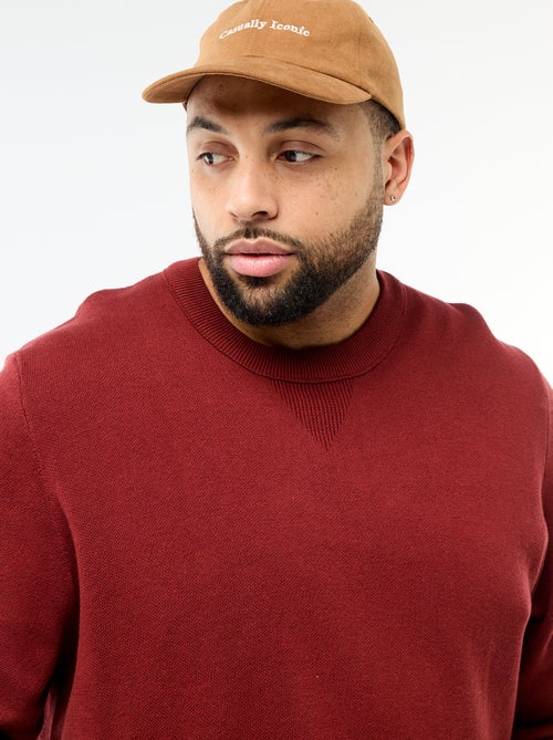 Jersey de punto con cuello redondo - Kiabi