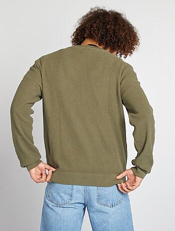Jersey de punto con cuello redondo