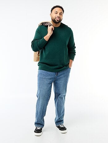 Jersey de punto con cuello redondo