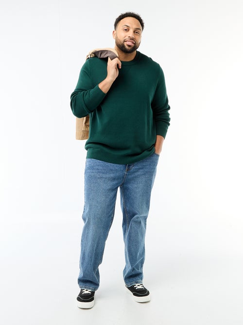 Jersey de punto con cuello redondo - Kiabi