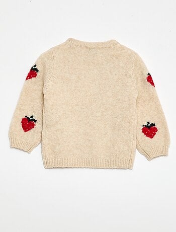 Jersey de punto con diseño fantasía