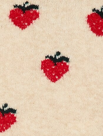 Jersey de punto con diseño fantasía