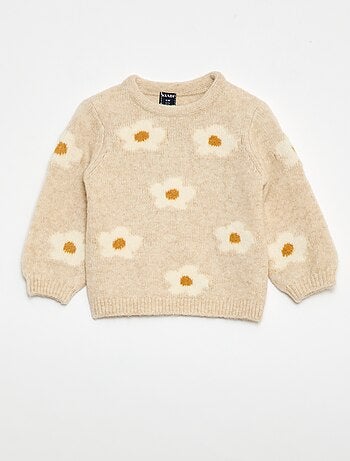 Jersey de punto con diseño fantasía