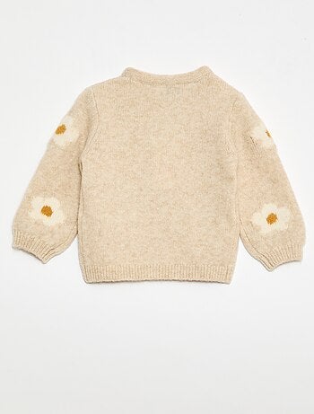 Jersey de punto con diseño fantasía