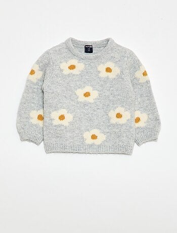 Jersey de punto con diseño fantasía