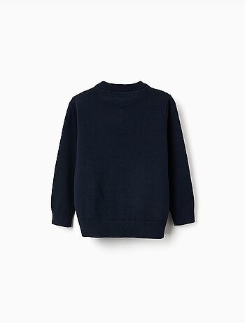 Jersey de punto con extremos acanalados