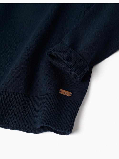 Jersey de punto con extremos acanalados - Kiabi