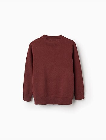 Jersey de punto con extremos acanalados