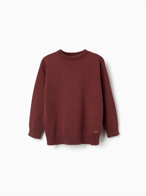 Jersey de punto con extremos acanalados - Kiabi