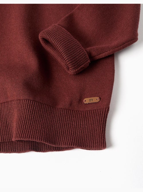 Jersey de punto con extremos acanalados - Kiabi