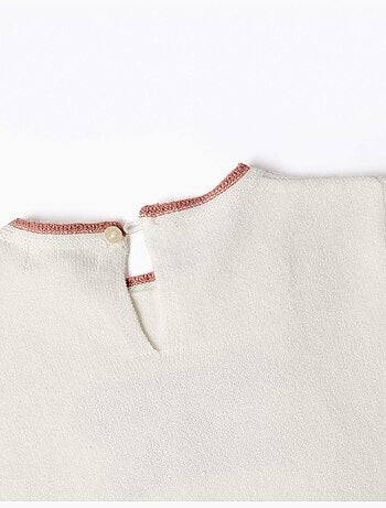 Jersey de punto con corazón jacquard