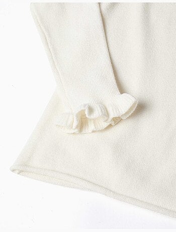 Jersey de punto con corazón jacquard
