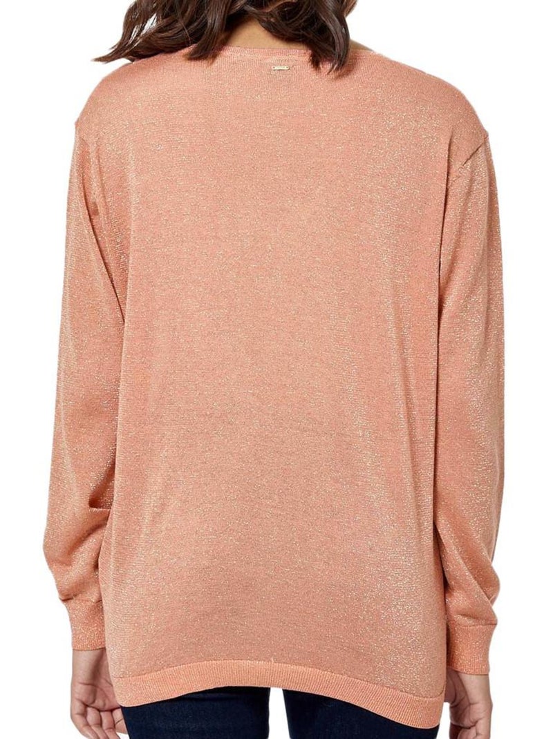 Jersey de Punto con Lentejuelas para Mujer Kaporal Naranja - Kiabi