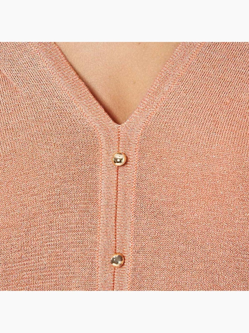 Jersey de Punto con Lentejuelas para Mujer Kaporal Naranja - Kiabi