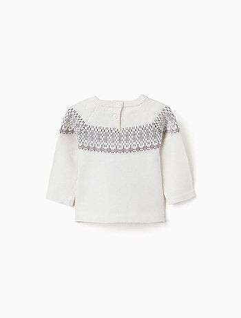 Jersey de punto con motivo jacquard