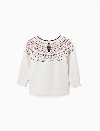 Jersey de punto con motivo jacquard