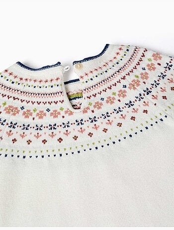 Jersey de punto con motivo jacquard