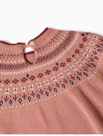 Jersey de punto con motivo jacquard