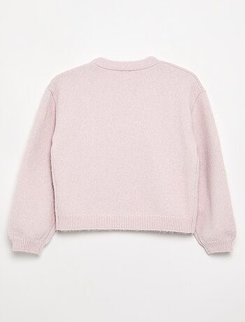 Jersey de punto con nudos decorativos