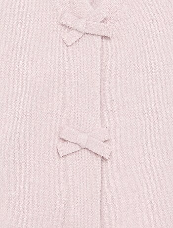 Jersey de punto con nudos decorativos