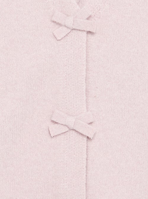 Jersey de punto con nudos decorativos - Kiabi