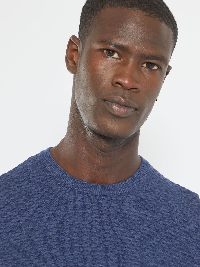 Jersey Hombre Cuello Pico TOM TAILOR Jersey De Punto - Black Grey