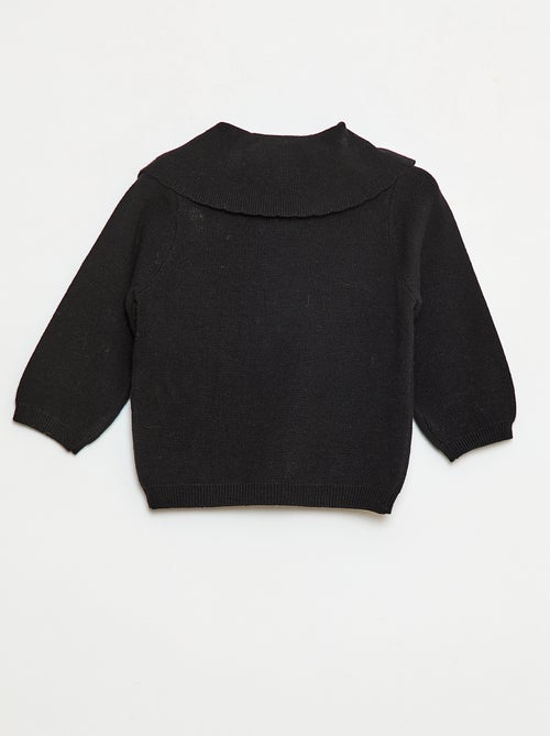 Jersey de punto con un gran lazo decorativo en la parte delantera - Kiabi