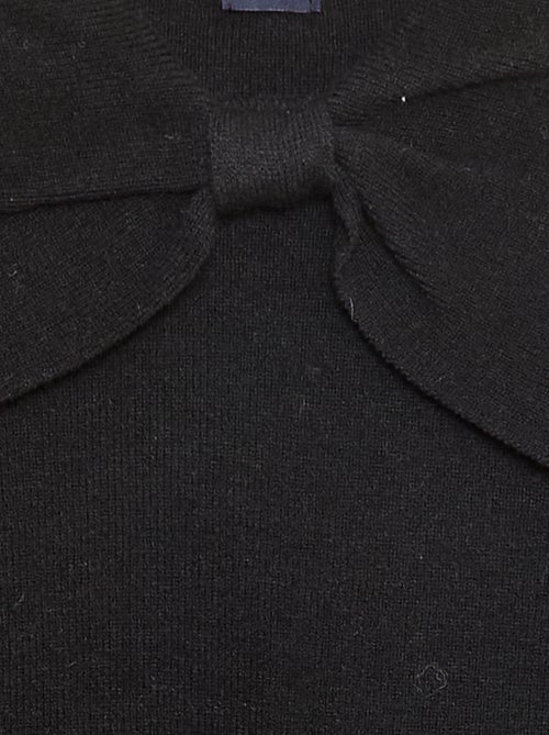 Jersey de punto con un gran lazo decorativo en la parte delantera - Kiabi