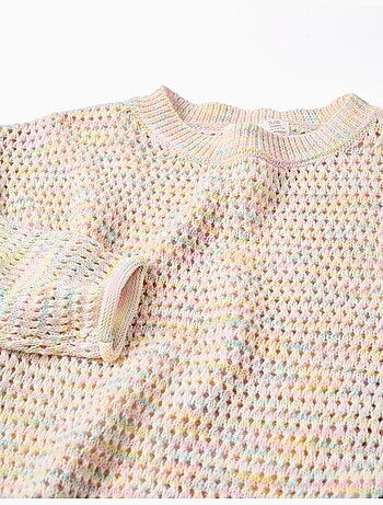 Jersey de punto con volantes