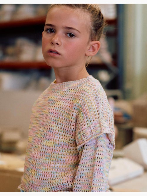 Jersey de punto con volantes - Kiabi