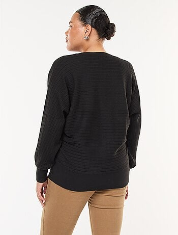 Jersey de punto canalé