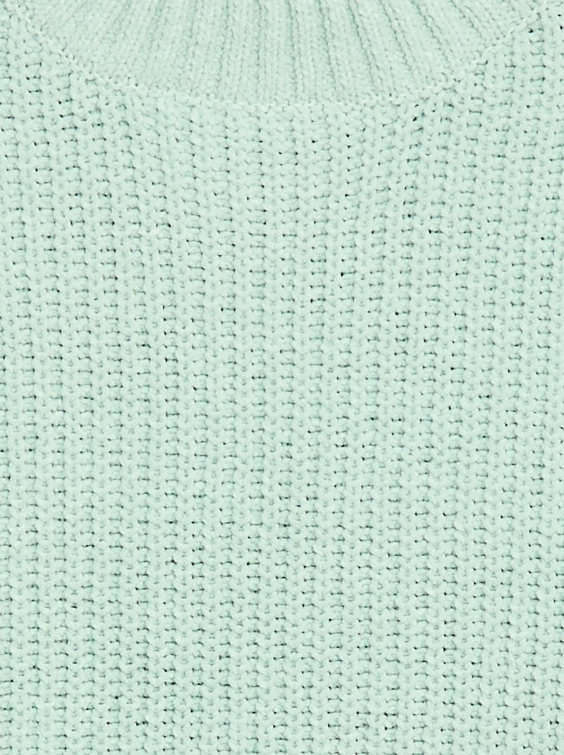 Jersey de punto de chenilla Azul - Kiabi