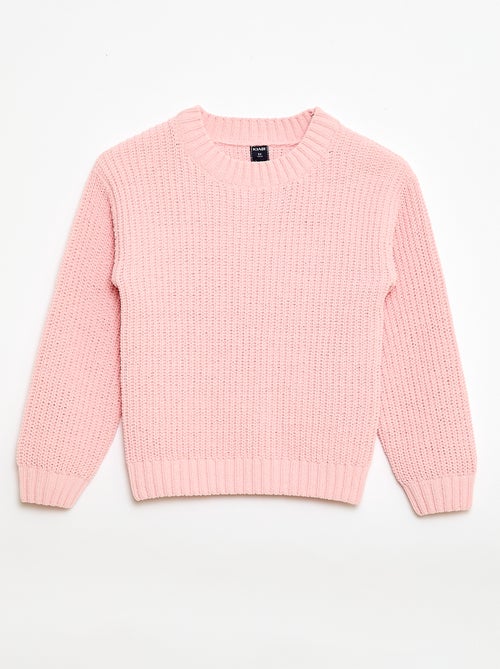 Jersey de punto de chenilla - Kiabi