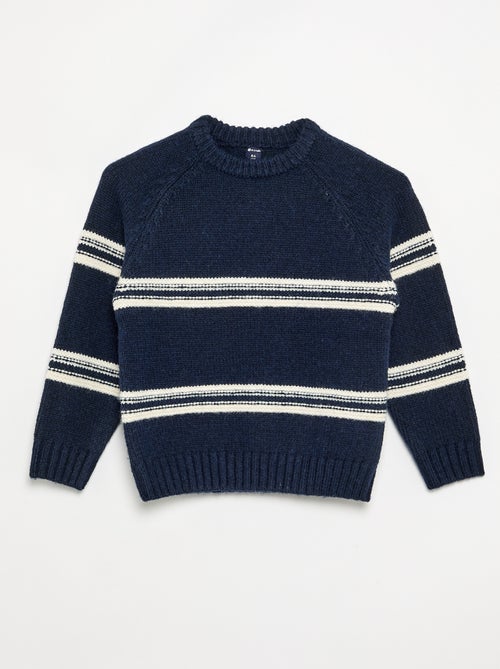 Jersey de punto de cuello redondo - Kiabi