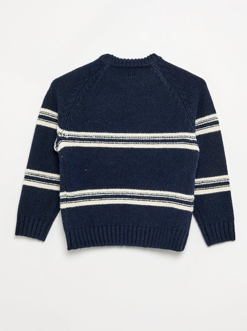 Jersey de punto de cuello redondo - Kiabi