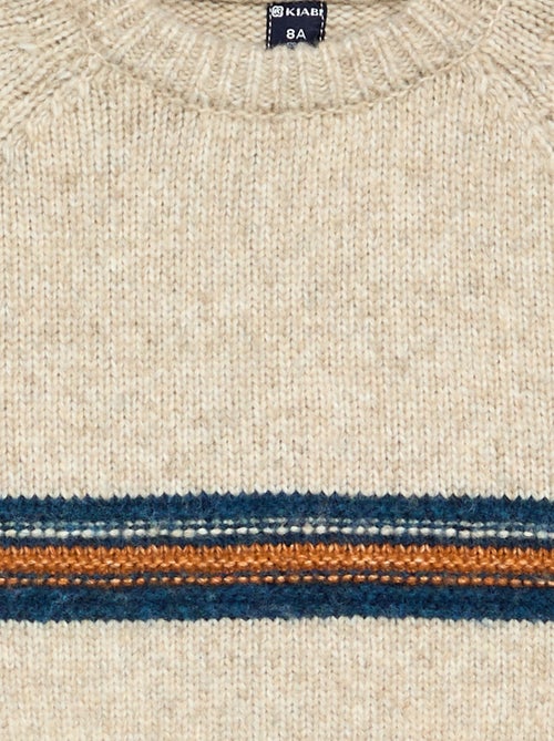 Jersey de punto de cuello redondo - Kiabi
