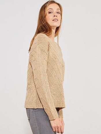 Jersey de punto de fantasía - Kiabi