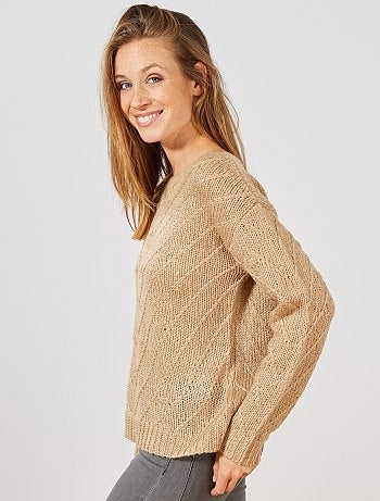 Jersey de punto de fantasía - Kiabi