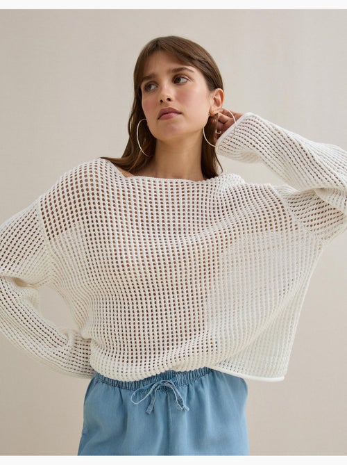 Jersey de punto de ganchillo, MO Fashion - Kiabi