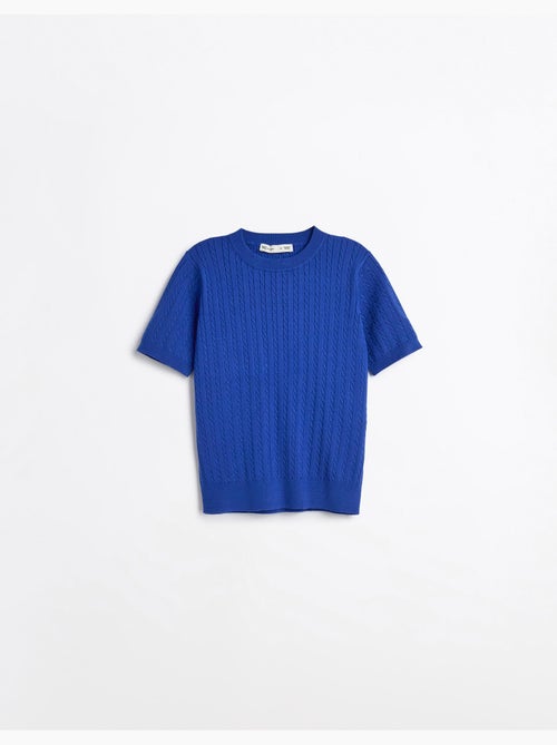 Jersey de punto de manga corta, mo fashion - Kiabi