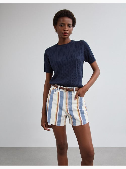 Jersey de punto de manga corta, mo fashion - Kiabi