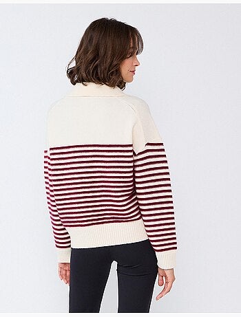 Jersey de punto de rayas, mo fashion