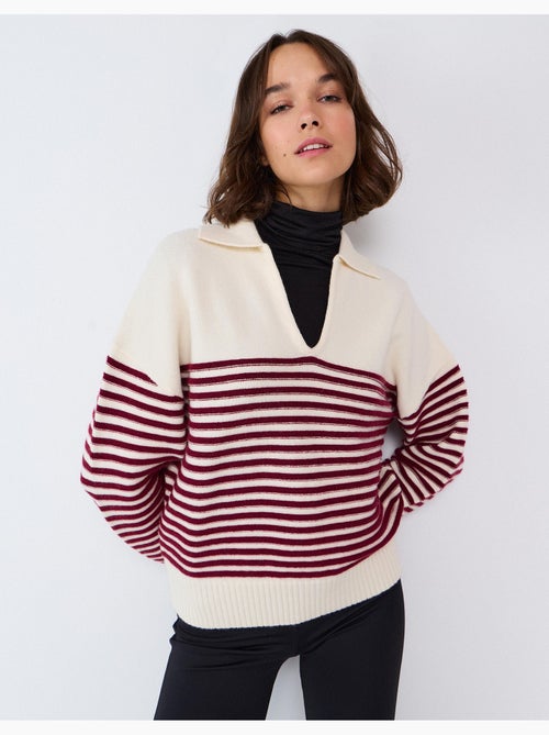 Jersey de punto de rayas, mo fashion - Kiabi Jersey de punto de rayas, mo fashion - Kiabi