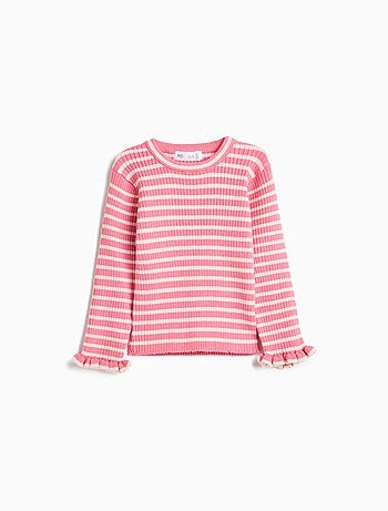 Jersey de punto de rayas, mo fashion